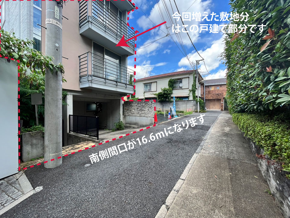 渋谷区鉢山町、広がる敷地が邸宅の可能性を引き上げる 敷地60.53坪のプランができました。